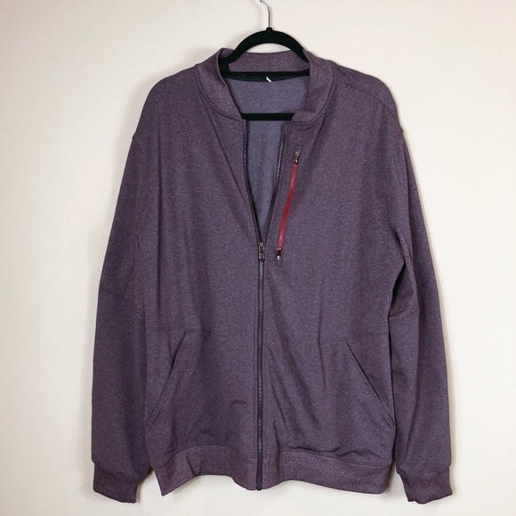 lululemon athletica Other - Men’s Lululemon Maroon Zip-up  Jacket